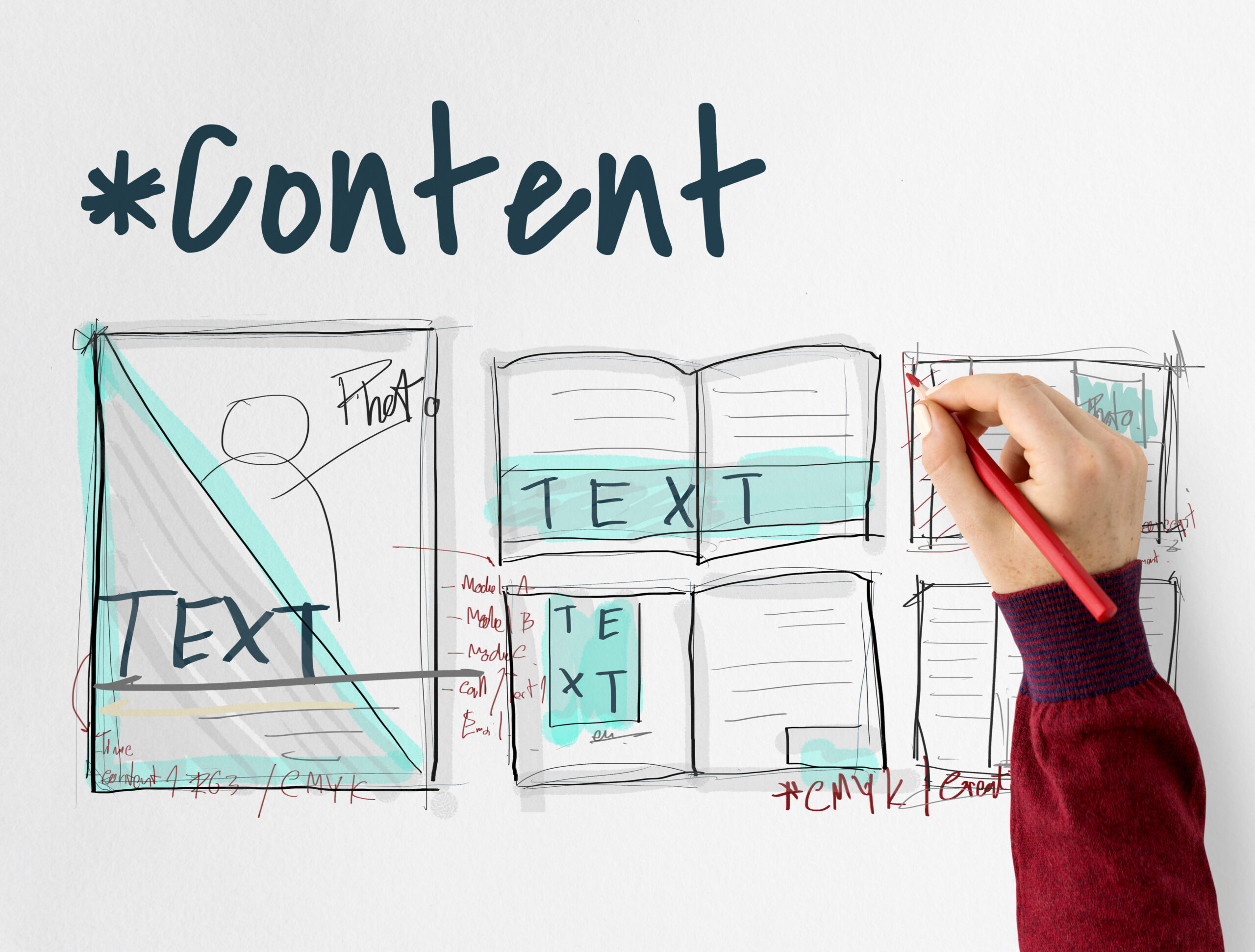 Focus on content for your website